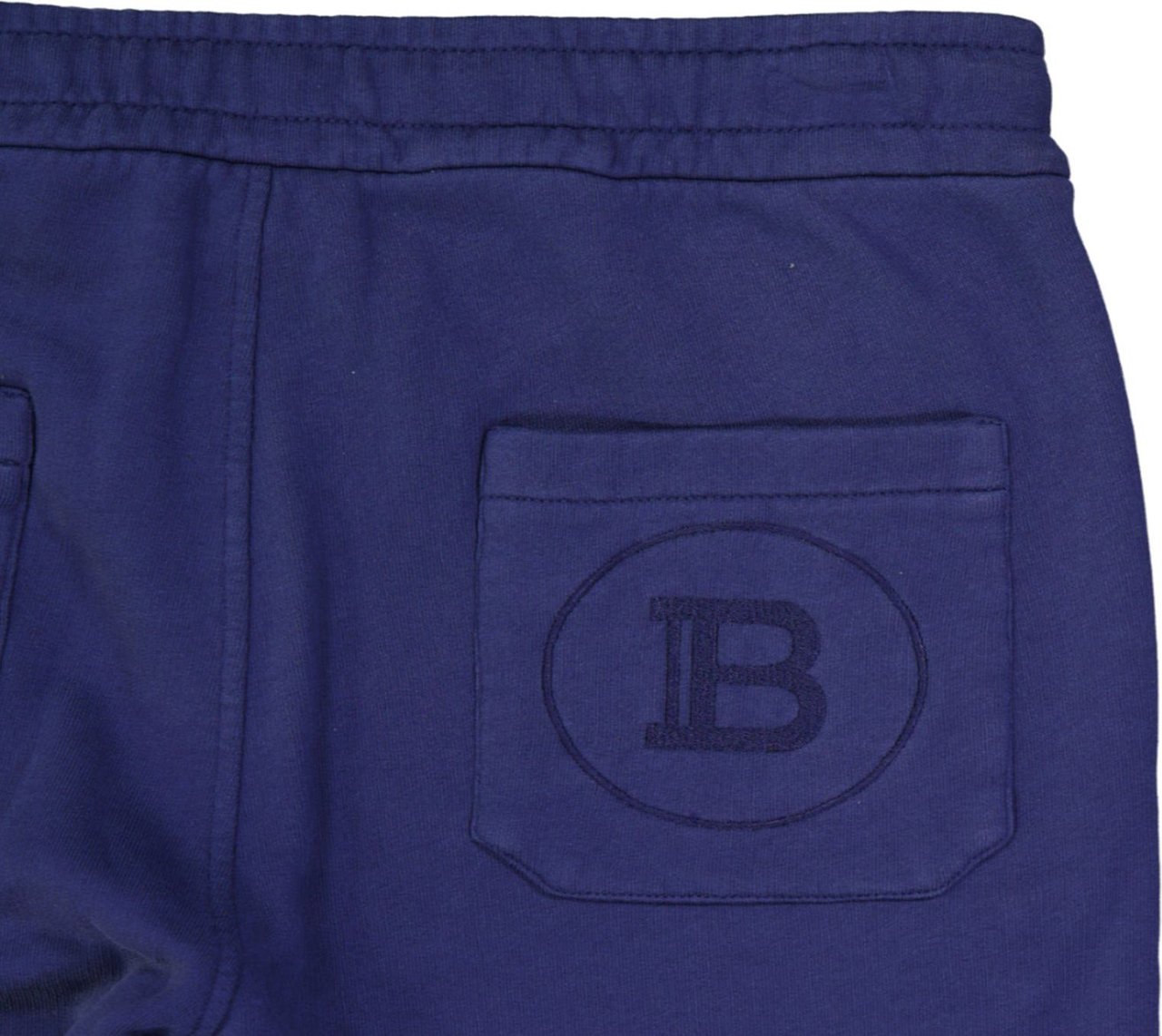 Balmain Balmain Cotton Logo Pants Blauw