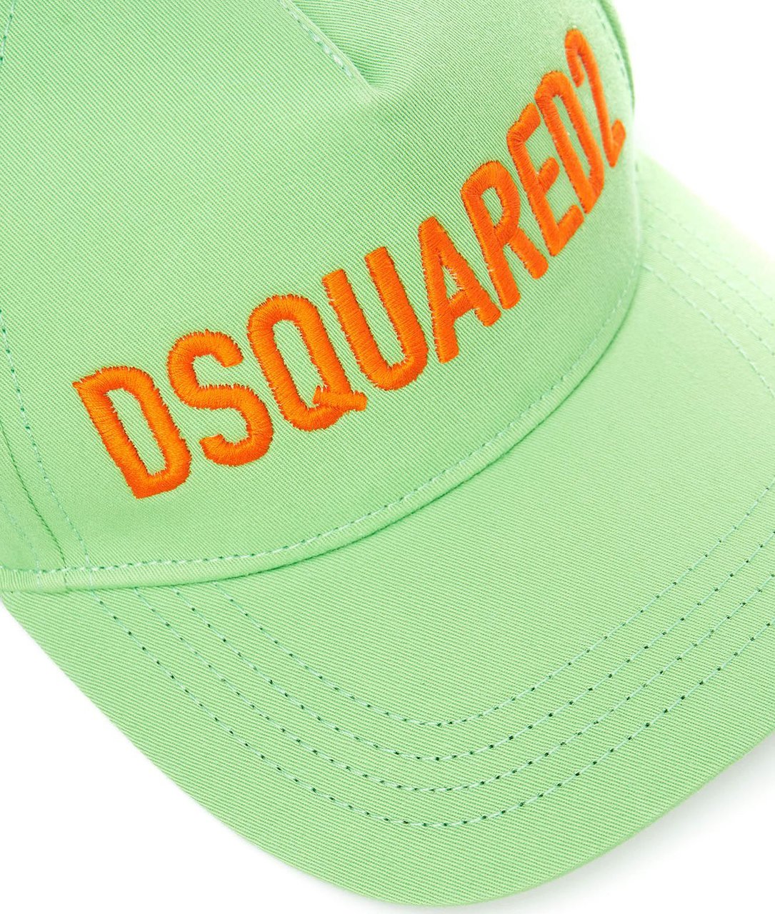 Dsquared2 Technicolor Acid Green Baseball Cap Green Groen