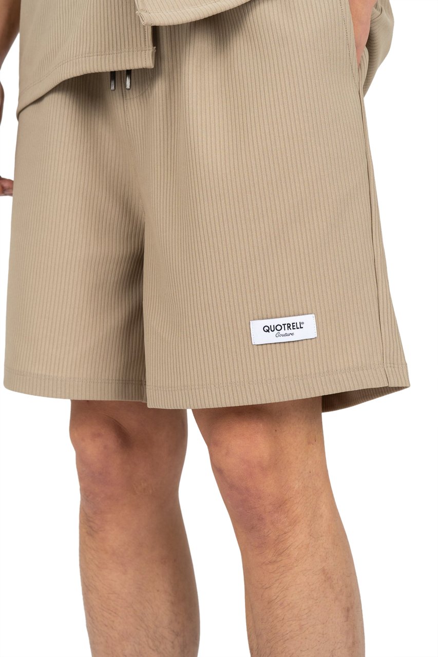 Quotrell Avignon Shorts | Stone Beige
