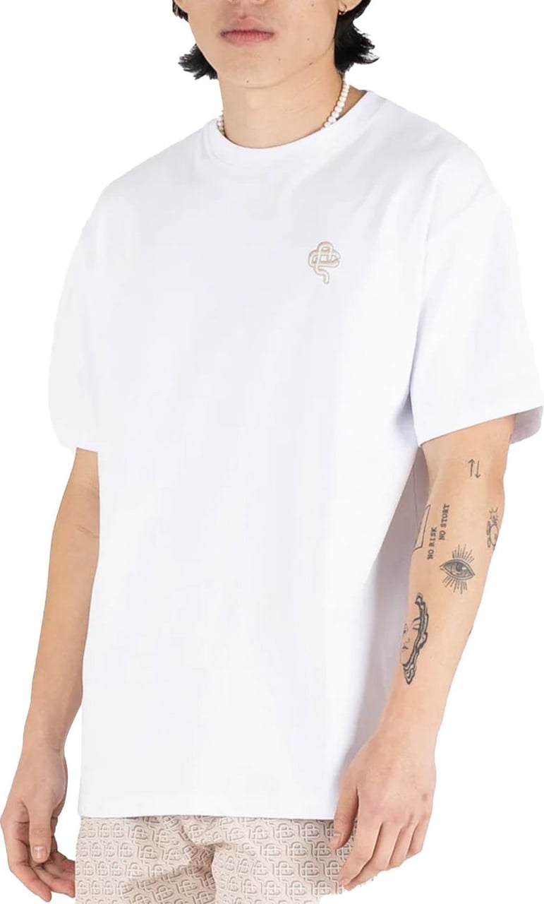 Quotrell Florence T-Shirt Wit - Zand Wit