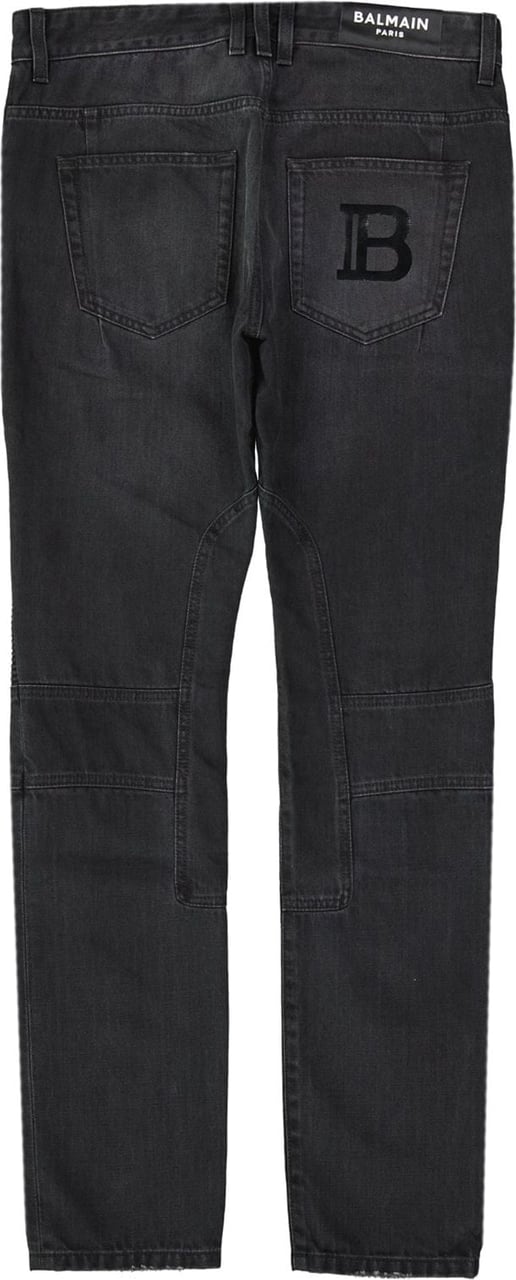 Balmain Balmain Cotton Slim Denim Jeans Zwart