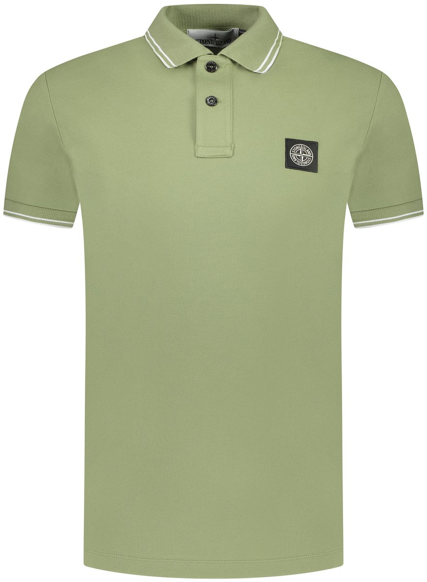 Stone Island Polo Groen Groen