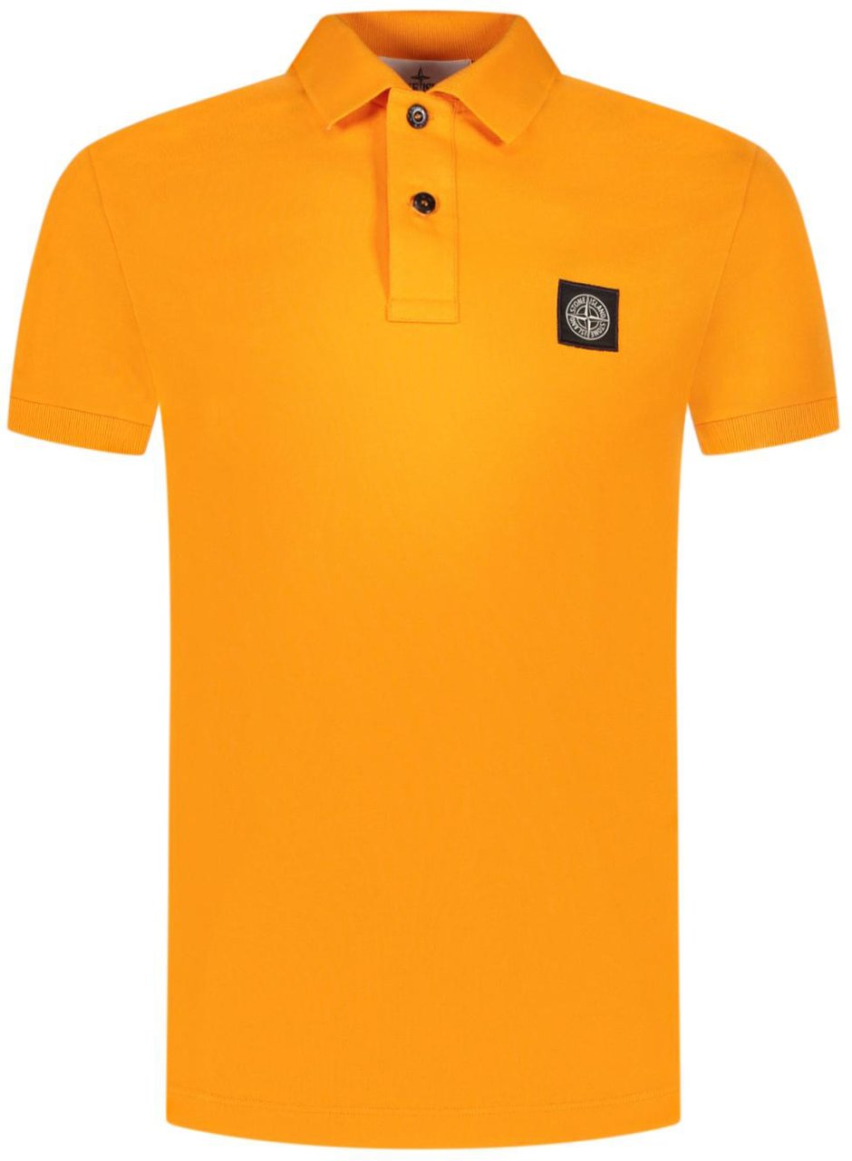 Stone Island Polo Oranje Oranje