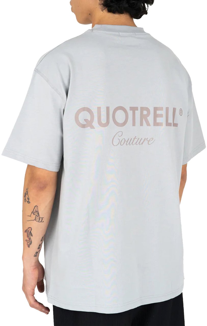 Quotrell Quotrell Saracota T-Shirt Stone - Grijs Groen