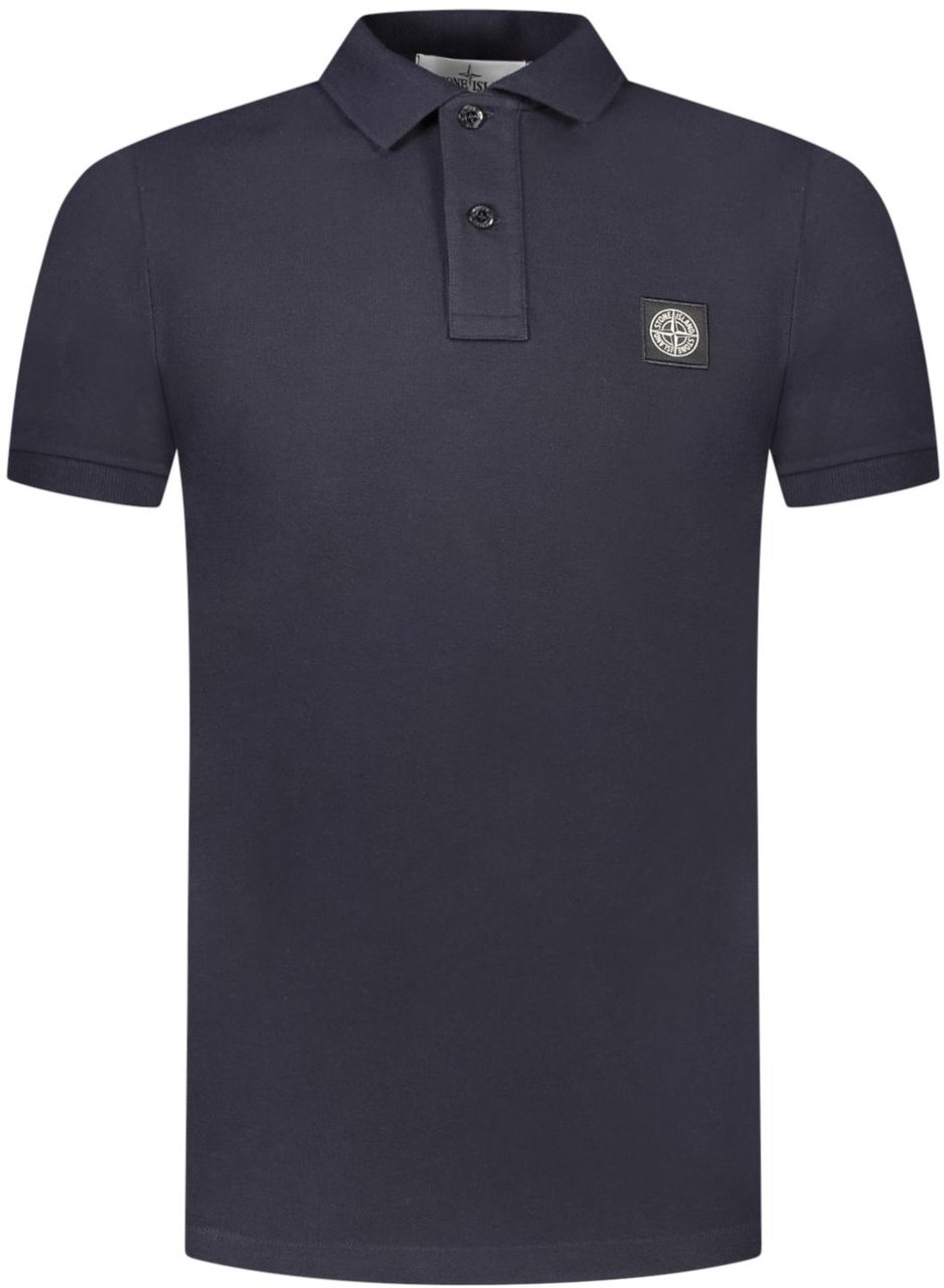 Stone Island Polo Blauw Blauw