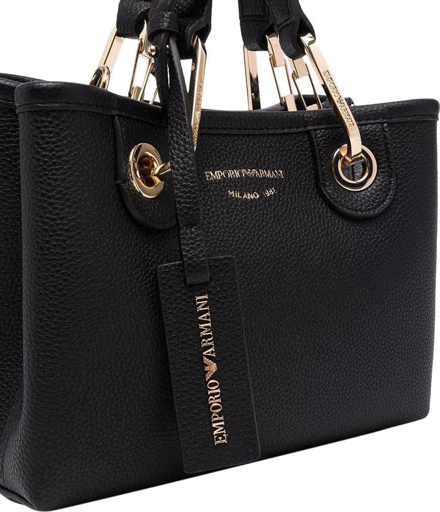 Emporio Armani Myea Black Mini Shopping Bag Black Zwart