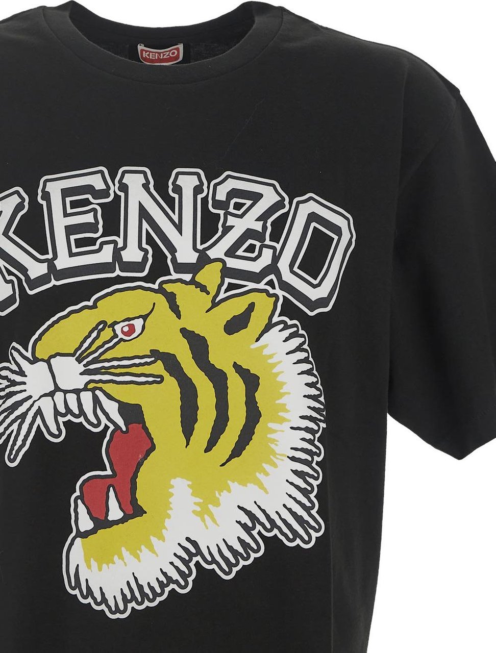 Kenzo Tiger Varsity Jungle T-Shirt Zwart