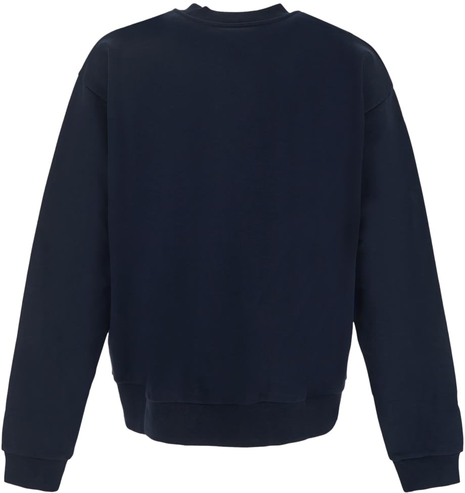 Marni Cotton Logo Sweatshirt Blauw
