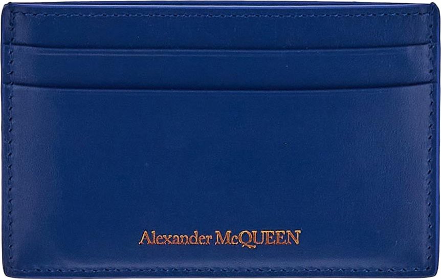 Alexander McQueen Card Holder Blauw