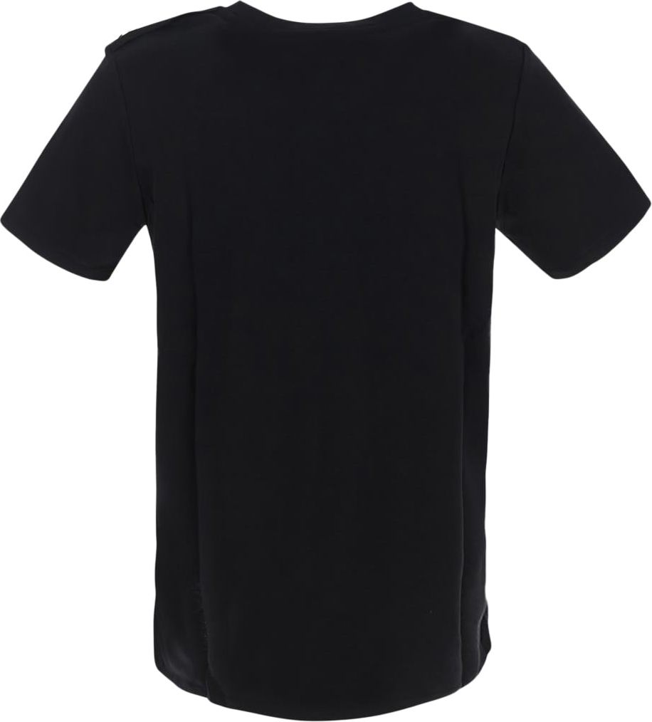 Balmain Logoed T-Shirt Zwart