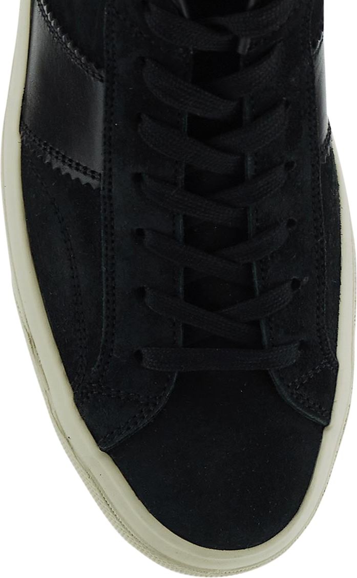 Tom Ford Suede Cambriged Sneakers Zwart