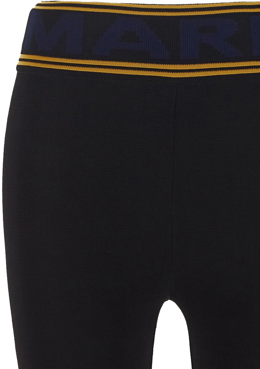 Marni Marni Black viscose leggins Zwart