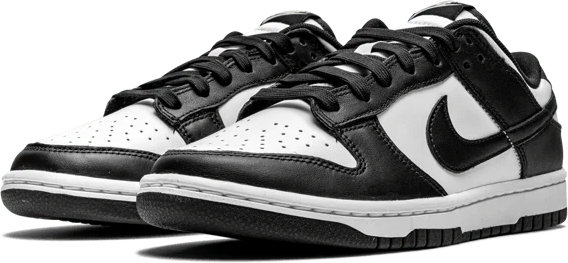 Nike Dunk Low Black White (GS) Zwart
