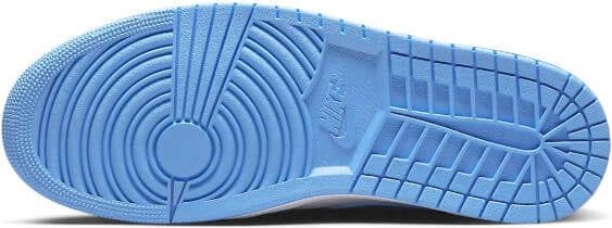 Nike Air Jordan 1 Mid University Blue Grey Blauw