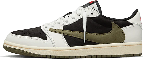 Nike Air Jordan 1 Retro Low OG SP Travis Scott Olive Groen