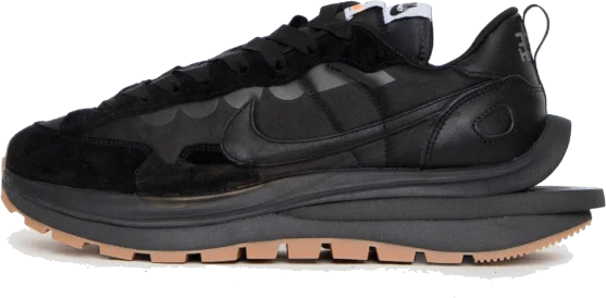 Nike Vaporwaffle Sacai Black Gum Zwart