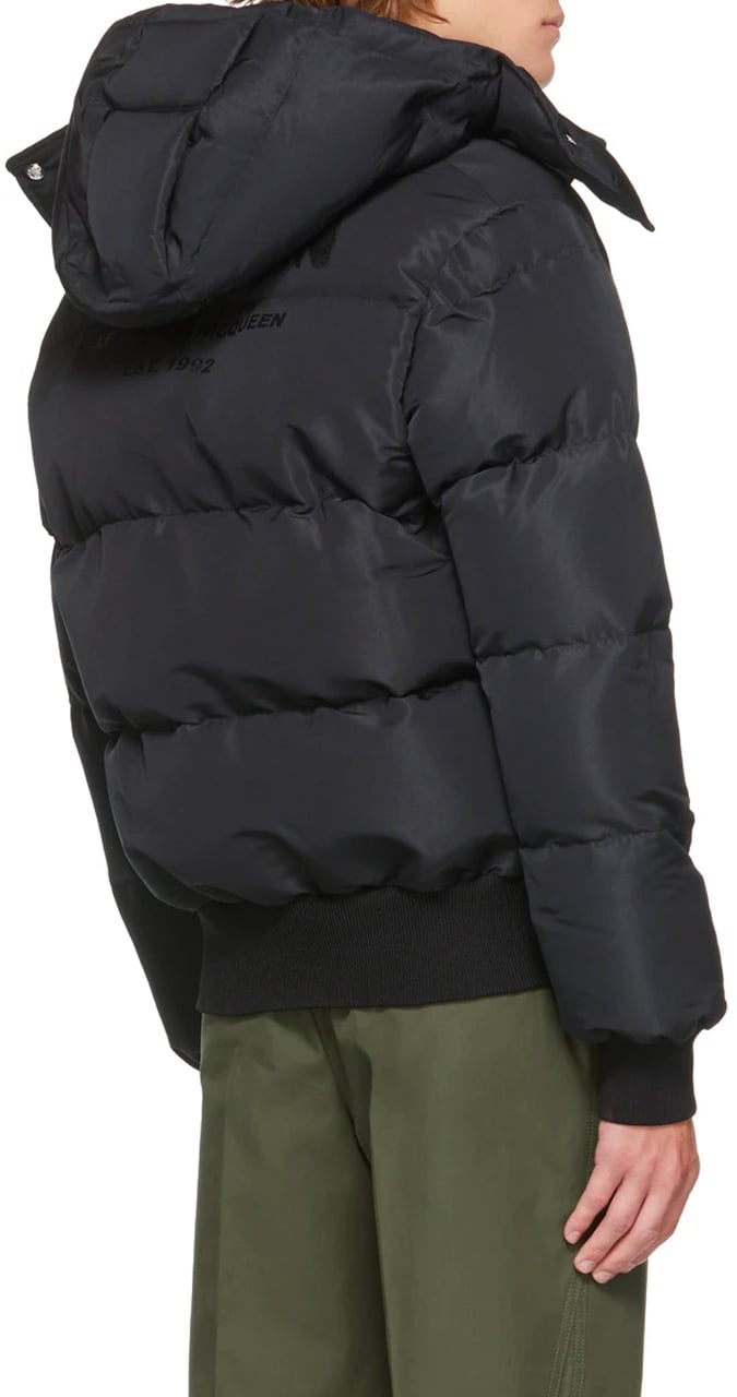 Alexander McQueen Coats Black Zwart