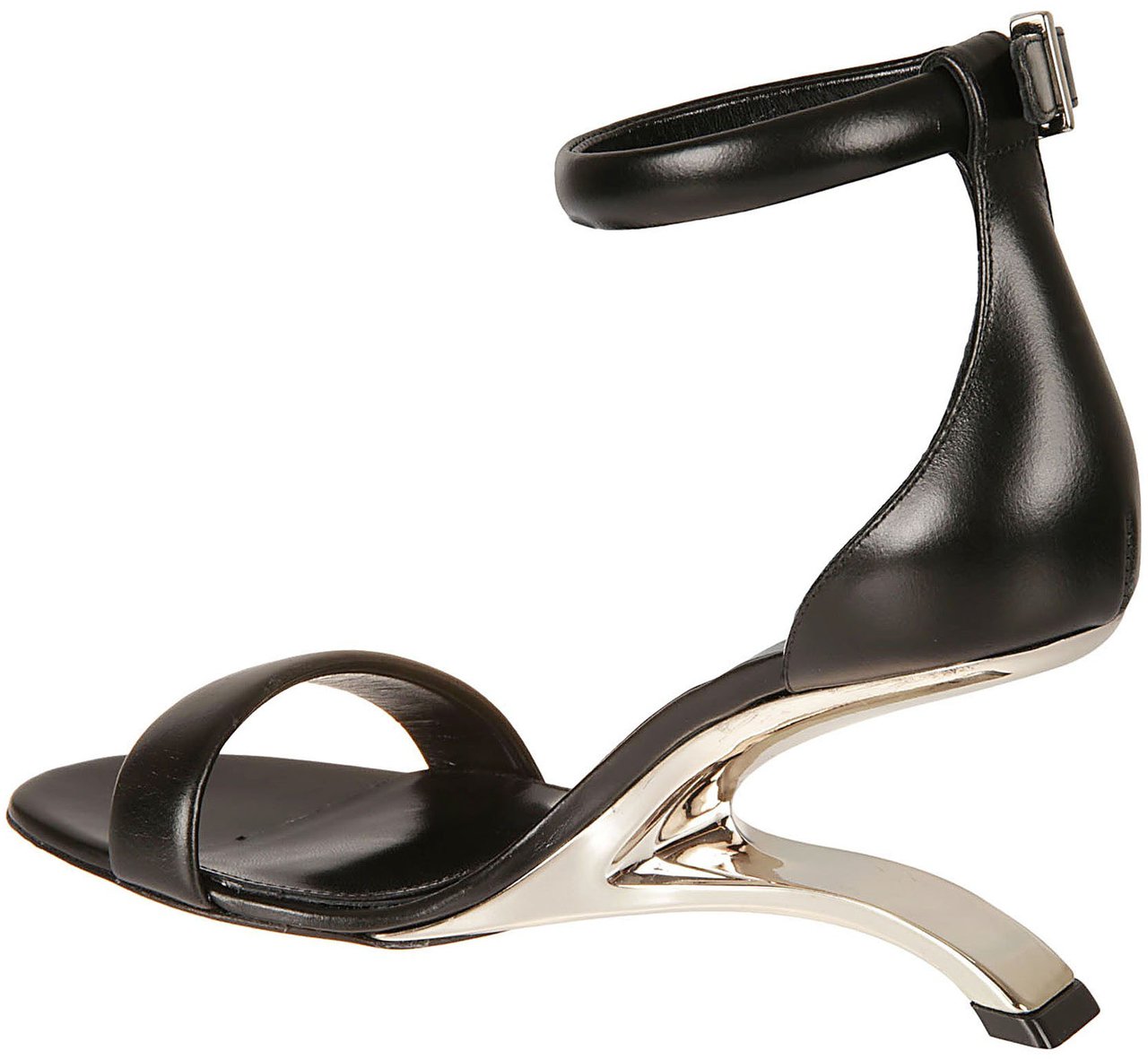Alexander McQueen Alexander Mcqueen Leather Sandals Zwart