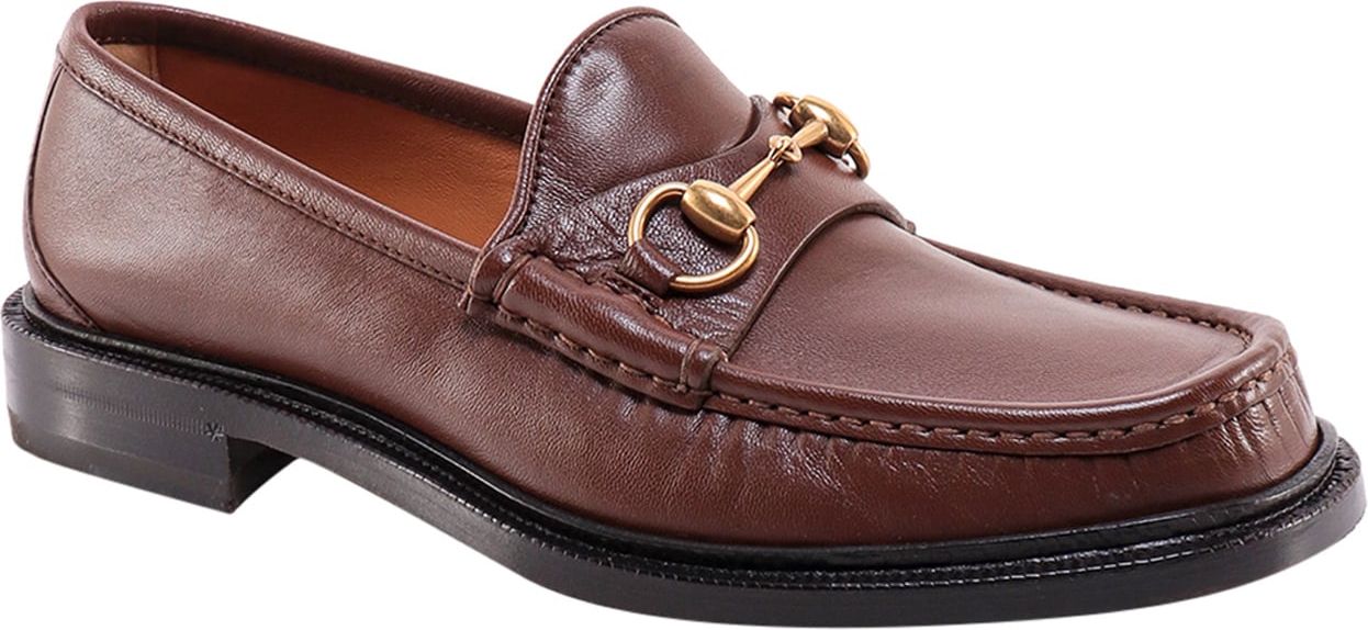 Gucci Leather loafer Bruin