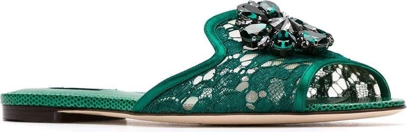 Dolce & Gabbana Sandals Green Groen