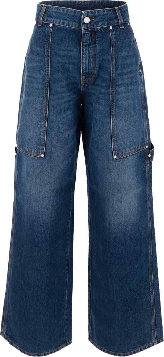 Stella McCartney Dark Blue Vintage Jeans Blauw