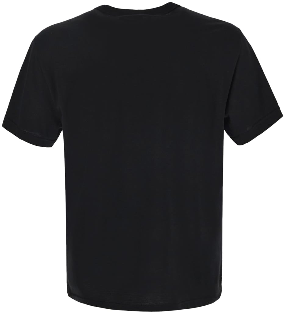 Dolce & Gabbana Cotton T-Shirt With Embossed Logo Zwart