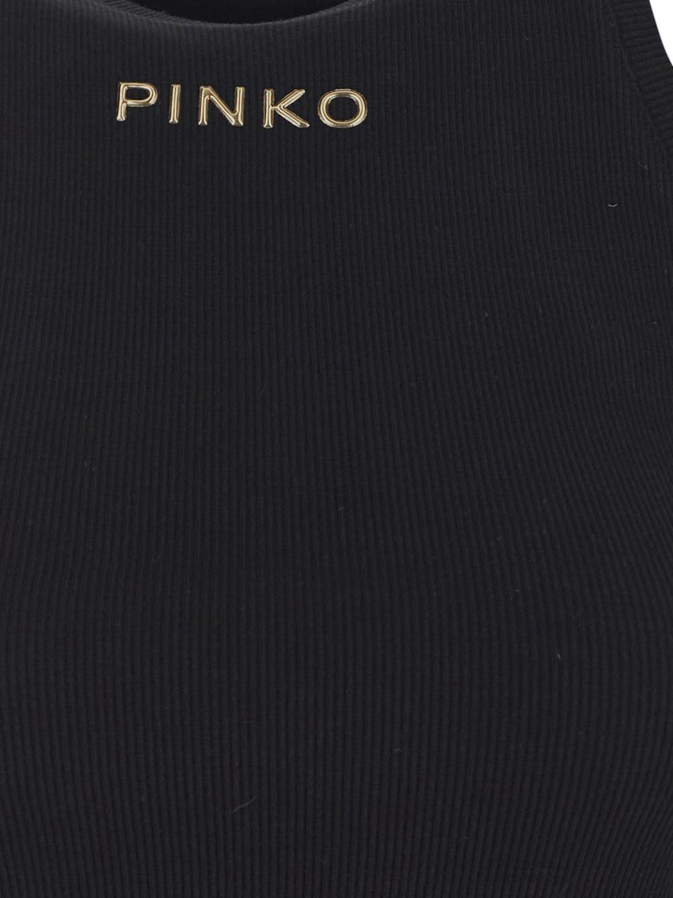 Pinko Logo Tank Top Zwart