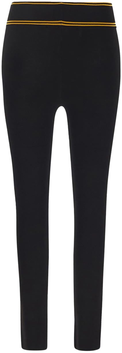 Marni Logo Waistband Leggings Zwart