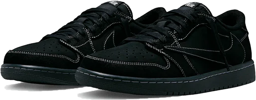 Nike Air Jordan 1 Low SP Travis Scott Black Phantom Zwart