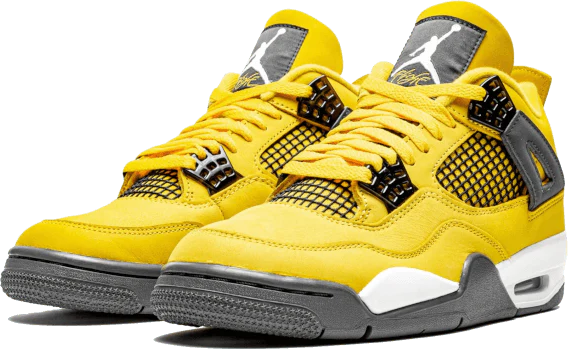 Nike Air Jordan 4 Retro Tour Yellow (Lightning) (GS) Geel