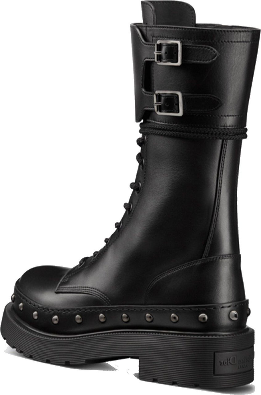 Dior Dior Diorquake Leather Boots Zwart
