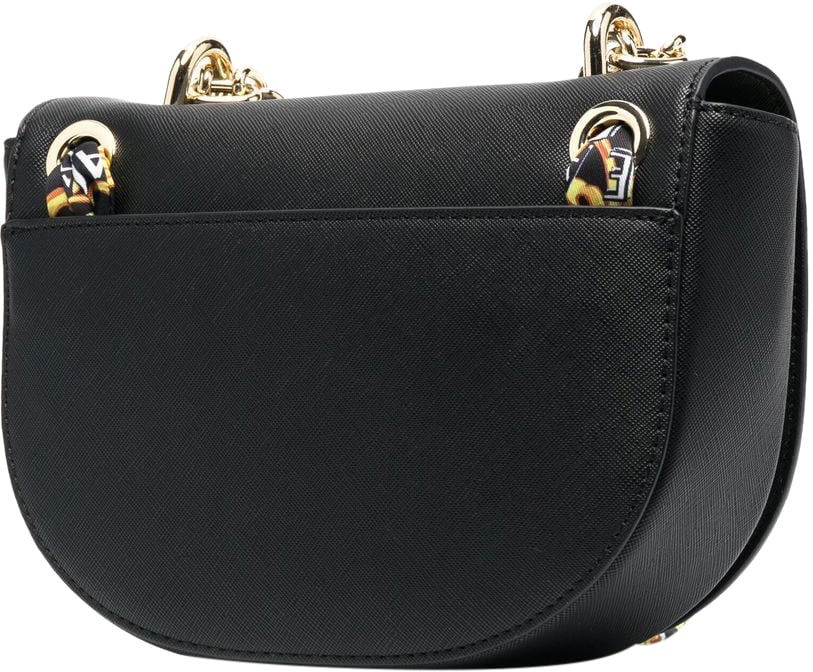 Versace Jeans Couture Couture Logo Scarf Shoulder Bag Zwart