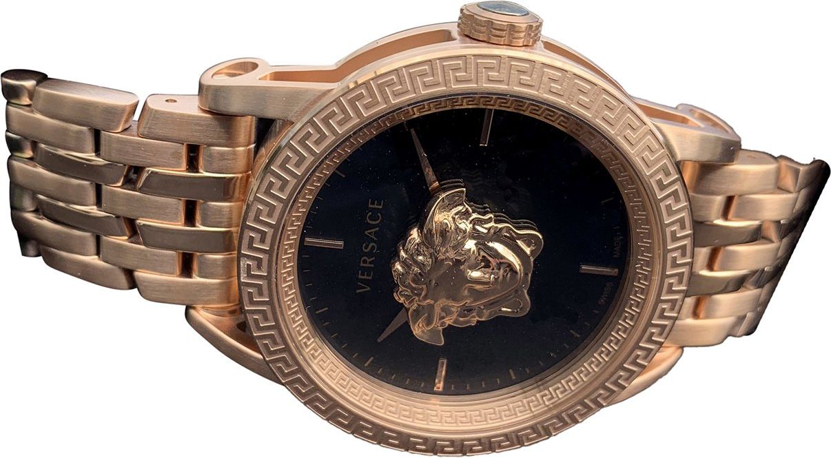 Versace VERD00718 Palazzo heren horloge 43 mm Zwart