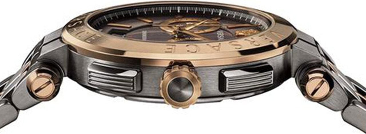 Versace VE1D00619 Aion heren horloge 45 mm Grijs