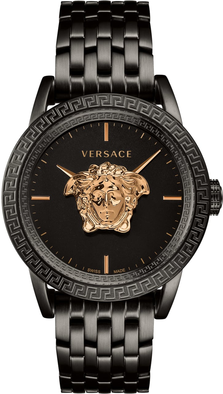 Versace VERD00518 Palazzo heren horloge 43 mm Zwart