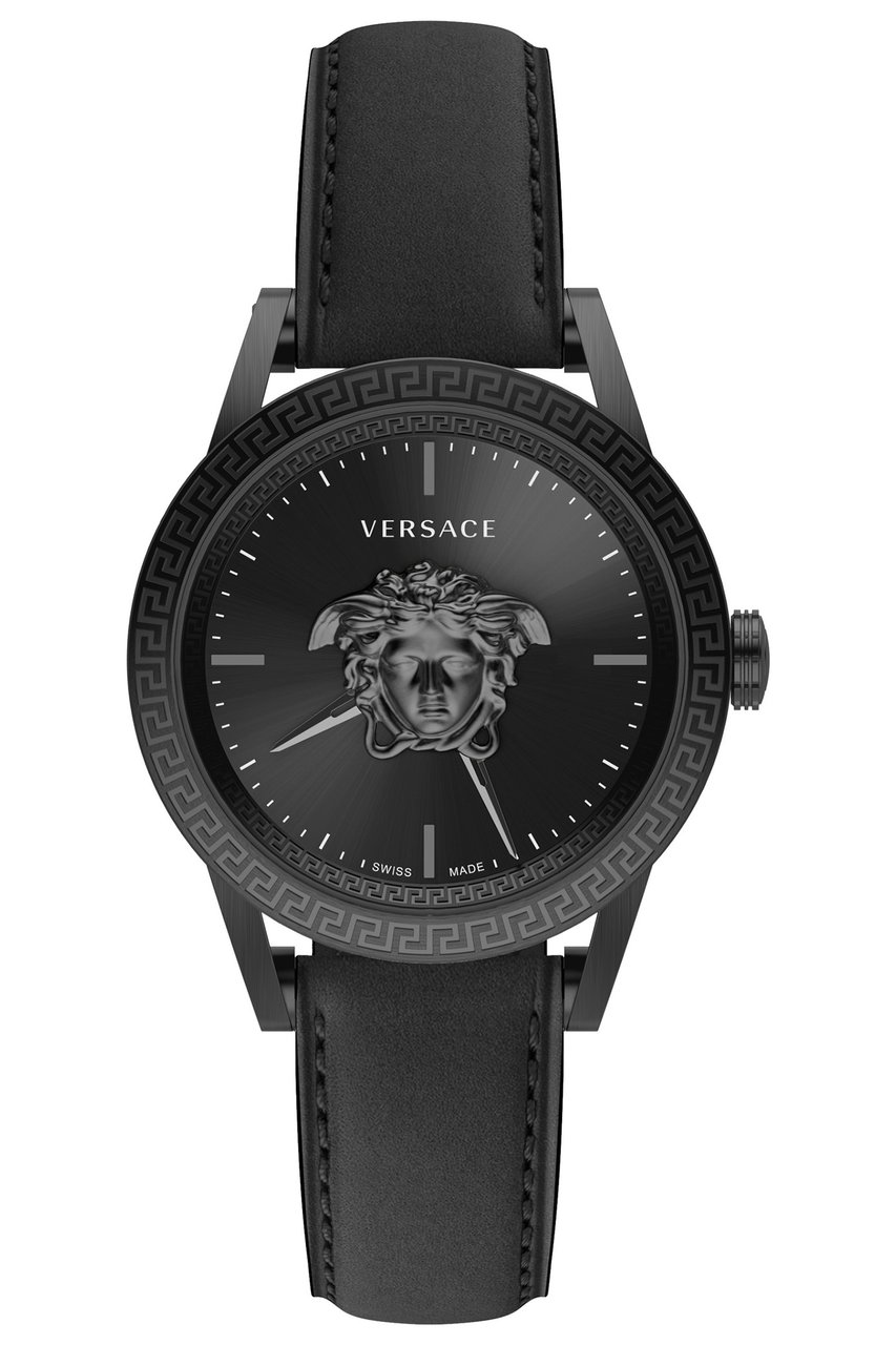 Versace VERD01520 Palazzo heren horloge 43 mm Zwart