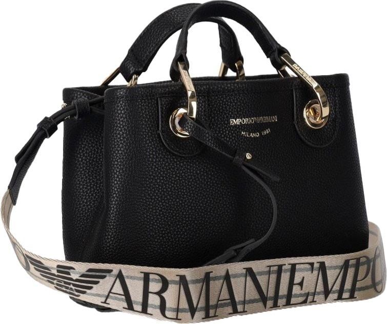 Emporio Armani Myea Black Mini Shopping Bag Black Zwart