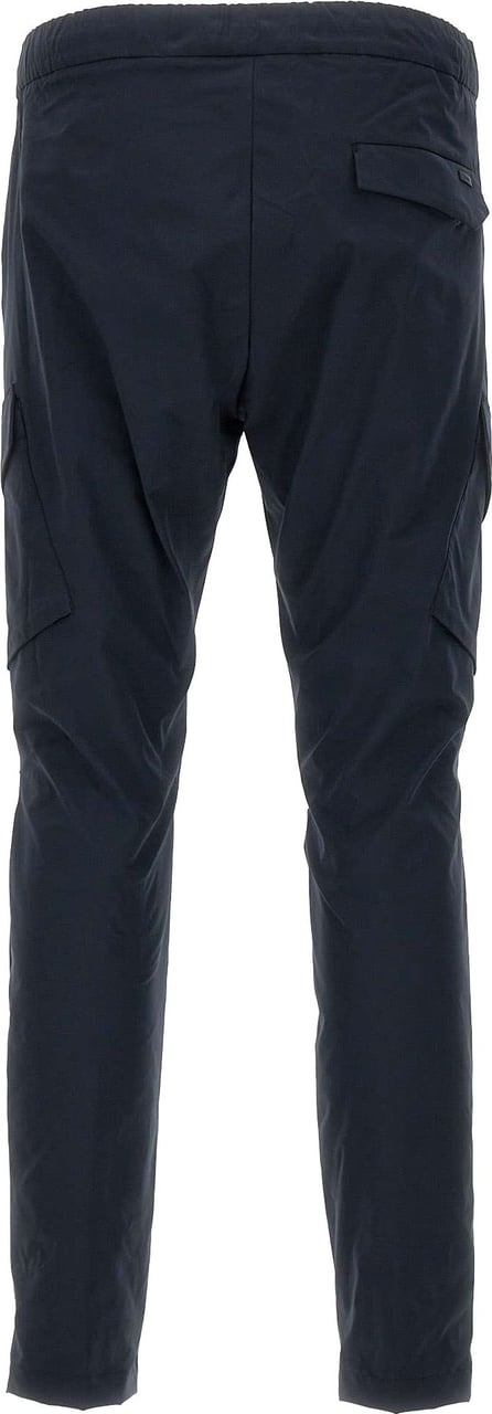 Herno Trousers Blue Blauw