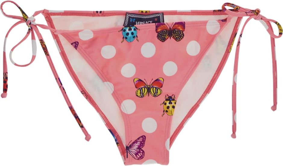 Versace Butterflies Bikini Bottoms Roze