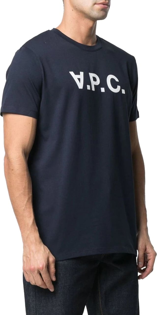 A.P.C. t shirt a logo imprime 10 Wit
