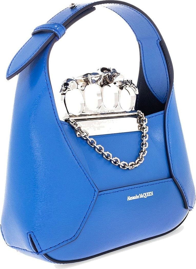 Alexander McQueen Alexander Mcqueen Jewelled Mini Bag Blauw