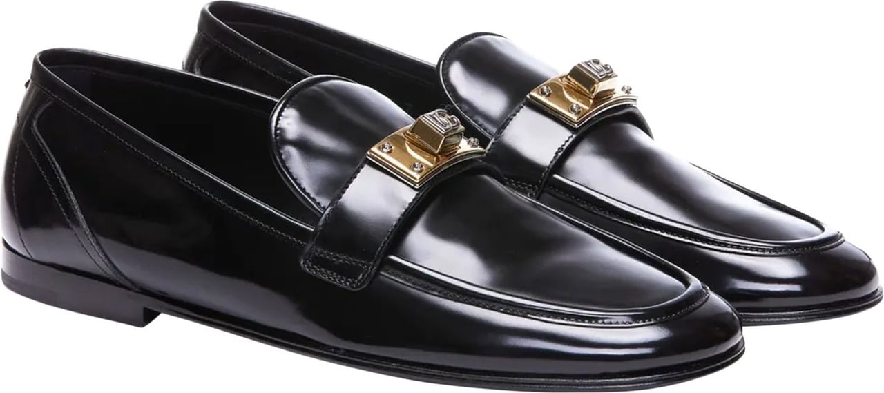 Dolce & Gabbana Dolce & Gabbana Leather Loafers Zwart