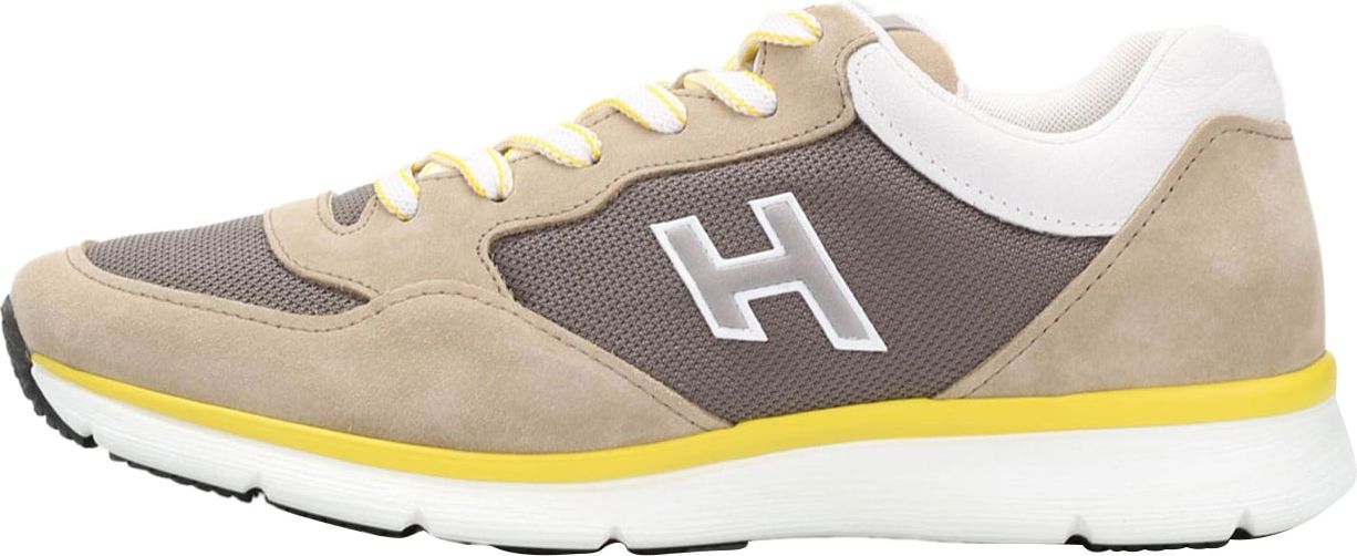 HOGAN Sneakers Hogan H254 in suede beige e tessuto tecnico Beige