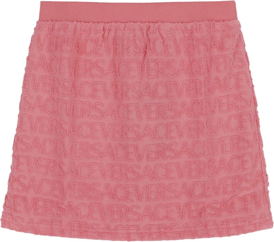 Versace Logo Skirt Roze