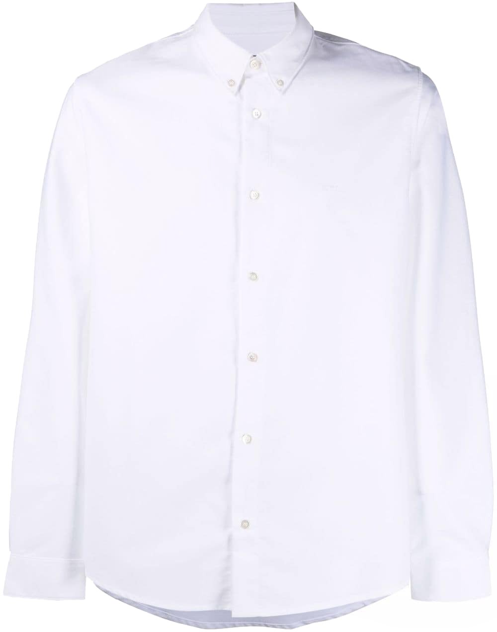 A.P.C. chemise a boutonniere devant Beige
