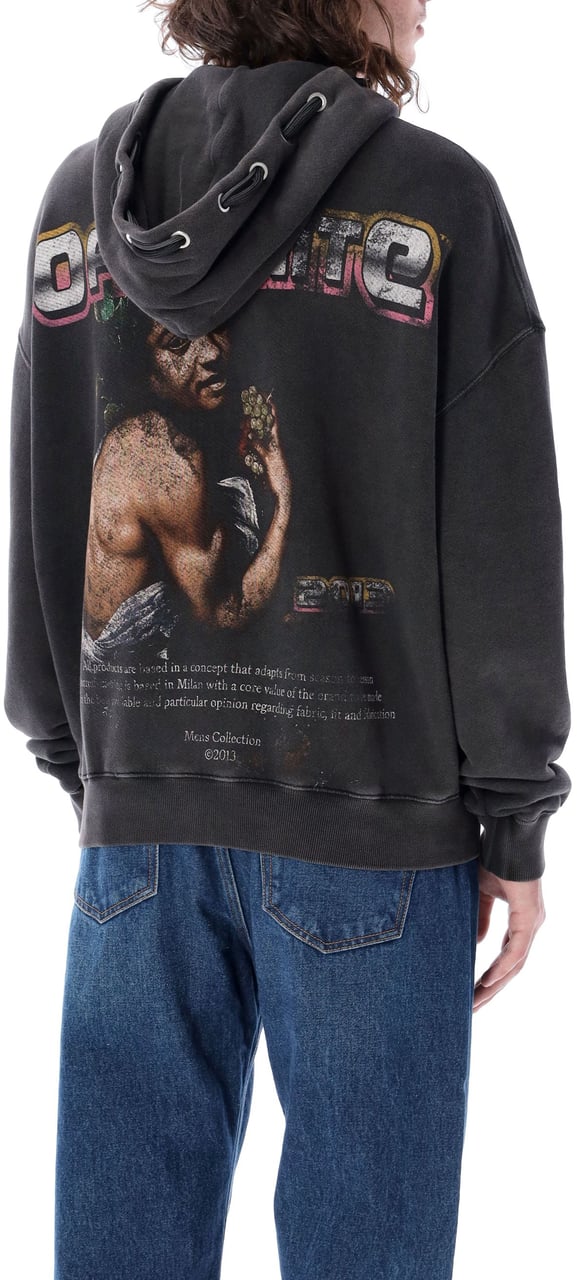 OFF-WHITE Digit Bacchus hoodie Zwart