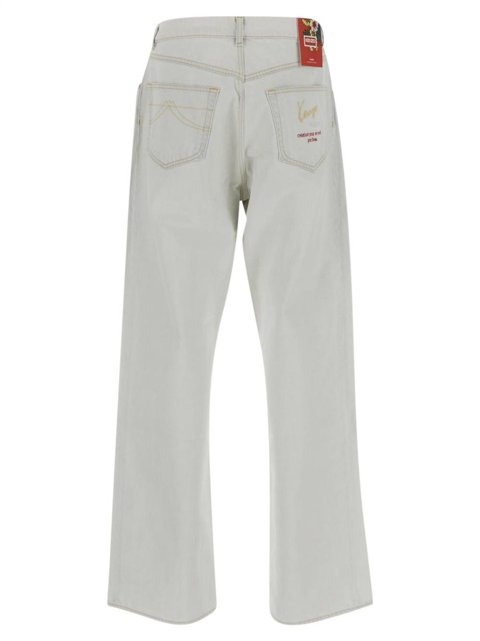 Kenzo Bleached Suisen Relaxed Jeans Blauw