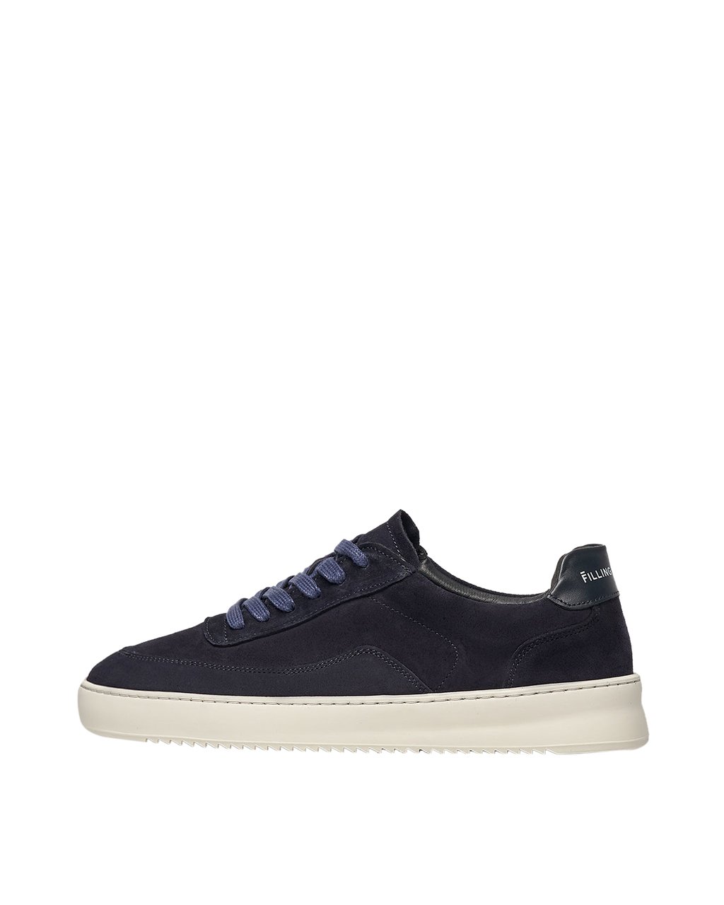 Filling Pieces Mondo Organic Suede Navy Blauw