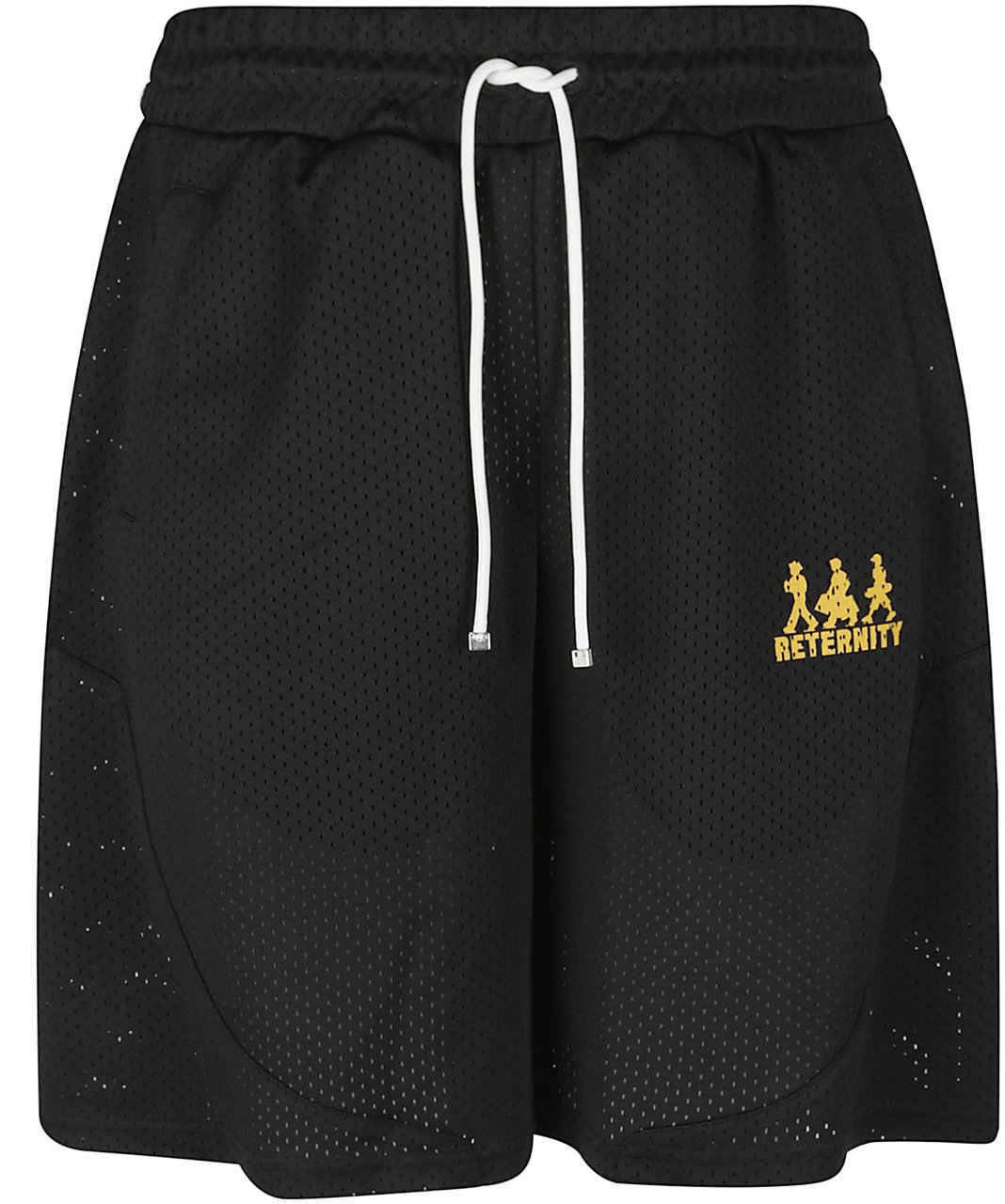 Reternity Creative Department Logo Mesh Short Black Zwart