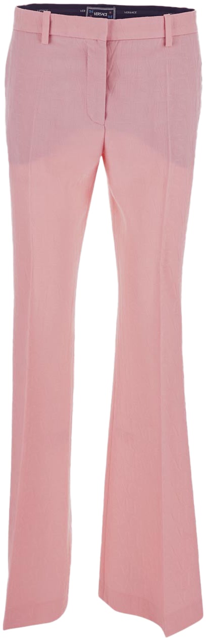 Versace Flared Trousers Roze